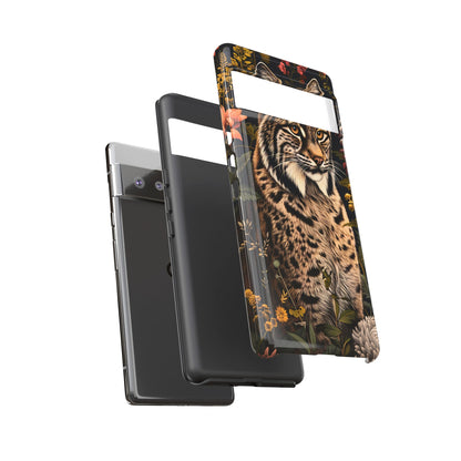 Wildlife Phone Case with Lynx Design, Tough Cases, Animal Lovers Gift, Nature Inspired Accessories, Unique Tech Protection