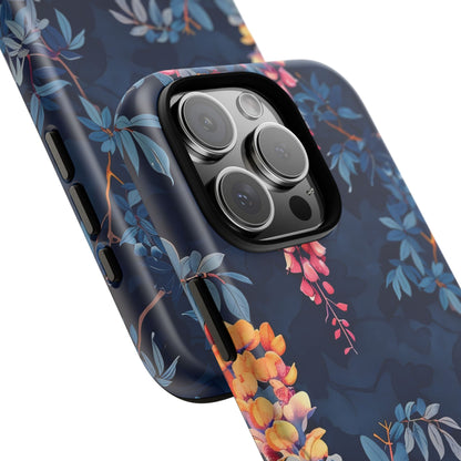 Floral iPhone Case, Tough Phone Cover, Gift for Her, Nature Lover Accessory, Spring Decor, Unique Floral Design