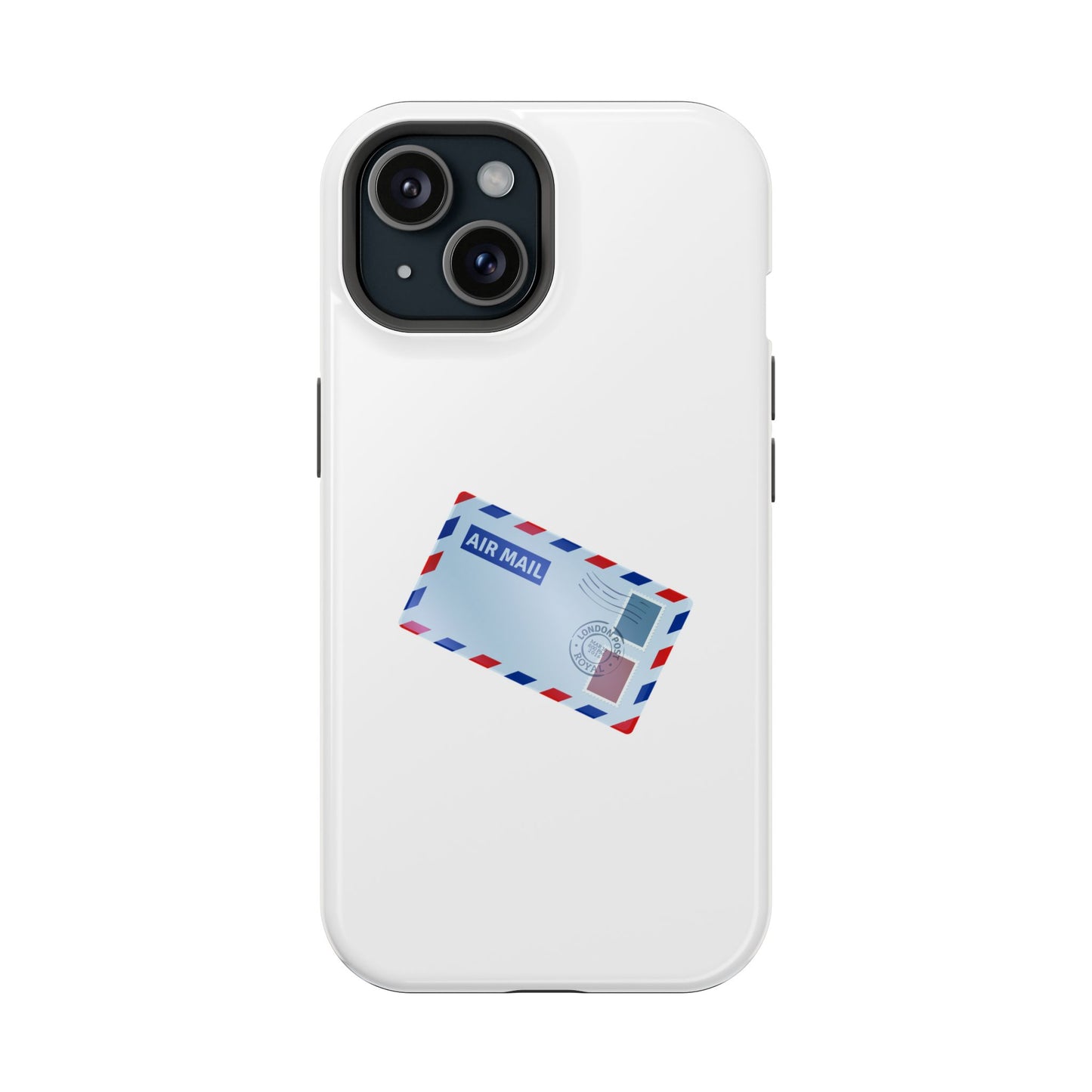 Air Mail Design Magnetic Phone Cases, Custom Phone Cover, Unique Gift for Travelers, Stylish Accessories for Holidays, Fun Phone Cases