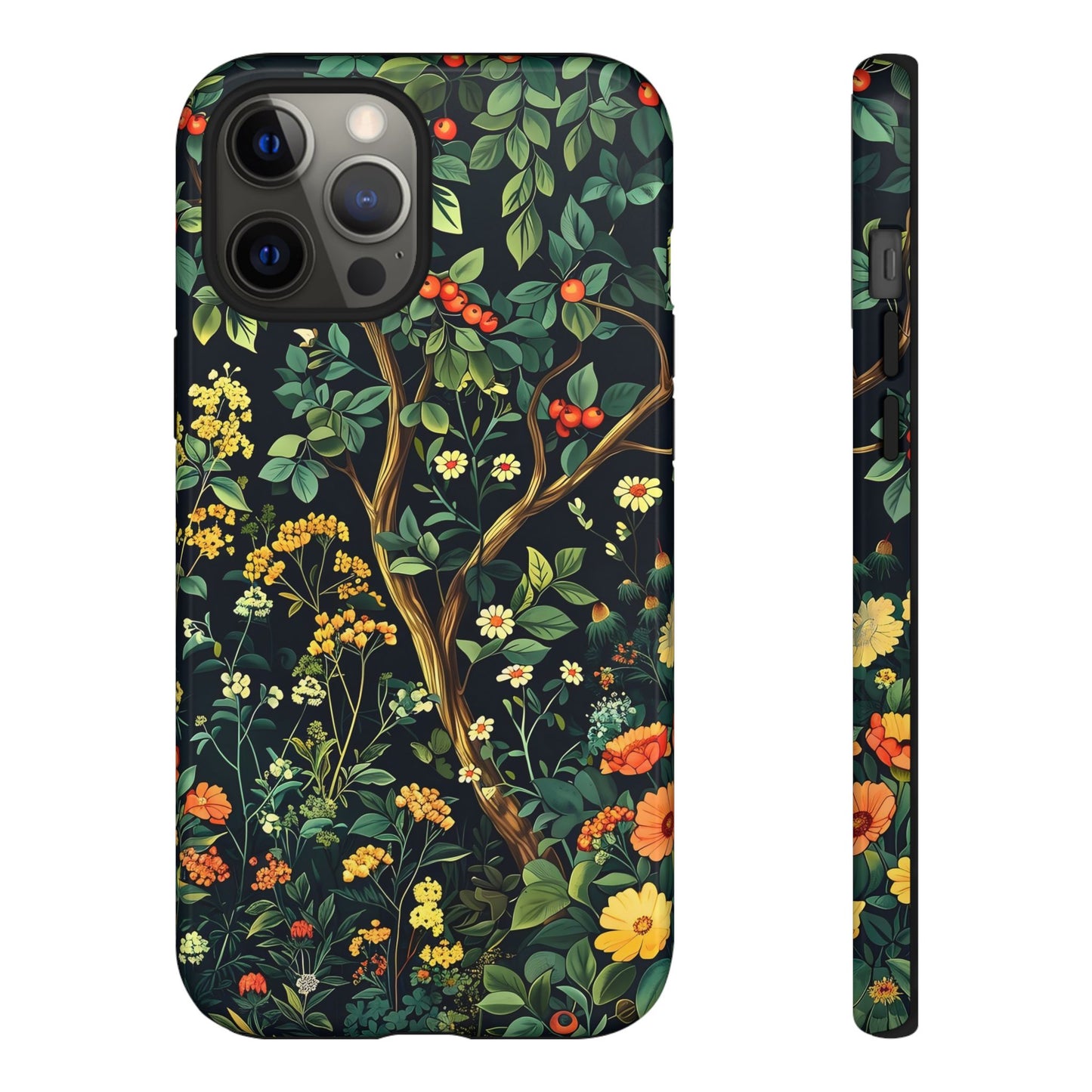 Floral Phone Case - Tough Cases, Colorful Nature Design, Gift for Flower Lovers, Phone Accessory, Unique Cell Phone Cover