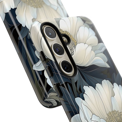 Elegant Floral Phone Case, Floral iPhone Cover, Flower Art Phone Case, Eco-Friendly Mobile Protection, Tough & Stylish Phone Case