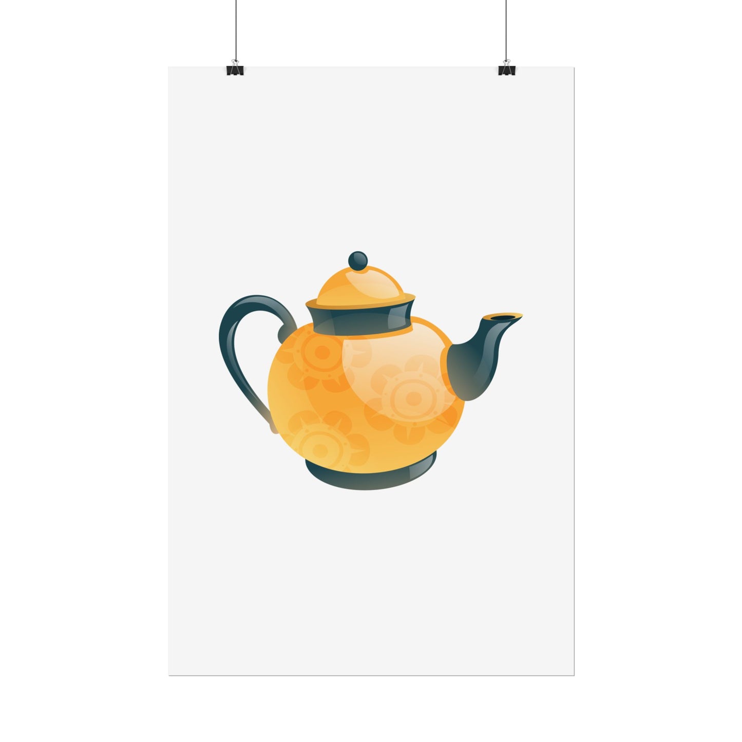 Vintage Tea Pot Rolled Posters