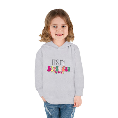 Toddler Birthday Fleece Hoodie - Cute Pullover for Celebrating Special Days