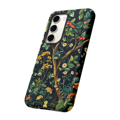Floral iPhone Case, Nature Inspired Tough Case, Botanical Phone Cover, Eco-Friendly Gift, Unique Floral Design