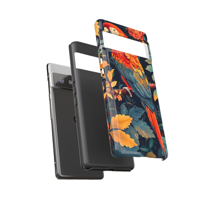 Vibrant Parrot Phone Case - Tough, Stylish, Nature-Inspired, Tropical, Wildlife, Perfect Gift, Summer Vibes