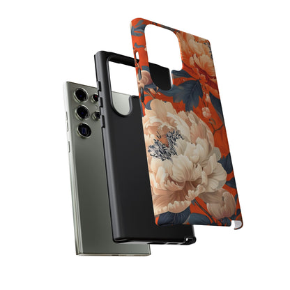 Floral Tough Case, Durable Floral Phone Case, Stylish Protection Case, Gift for Her, Spring Accessories, Mother’s Day Gift
