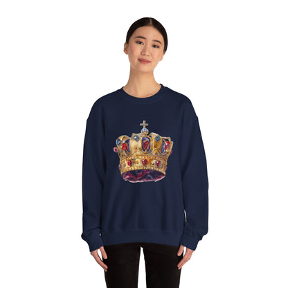 Unisex Heavy Blend™ Crewneck Sweatshirt - British Royal Crown