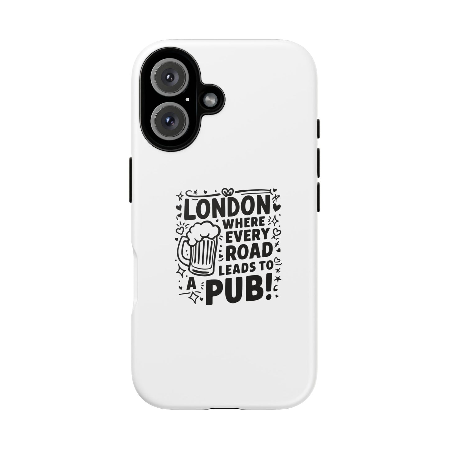 London Pub-Themed Phone Case - Where Every Road Leads to a Pub!
