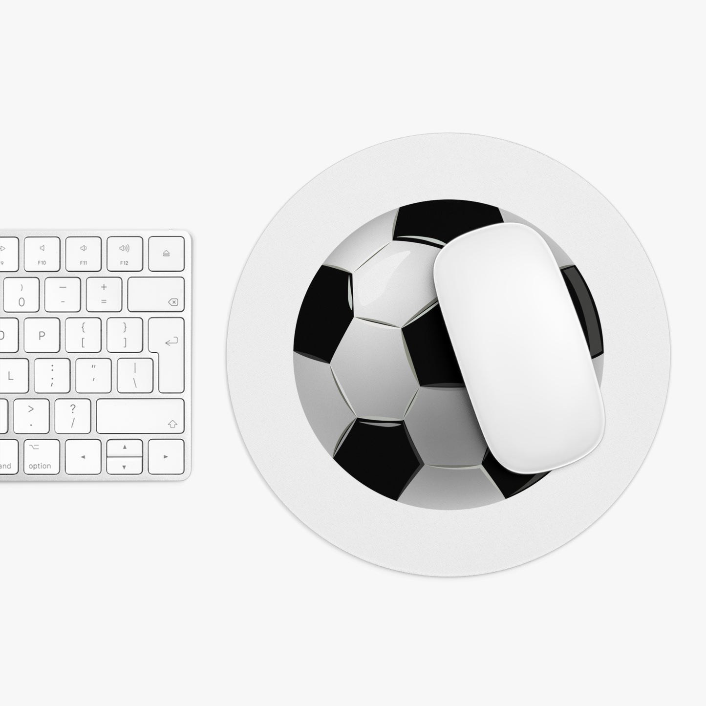 Soccer Ball Mouse Pad - Perfect for Gamers, Sports Fans, Office Decor, Gifts for Him, Graduation & Birthdays