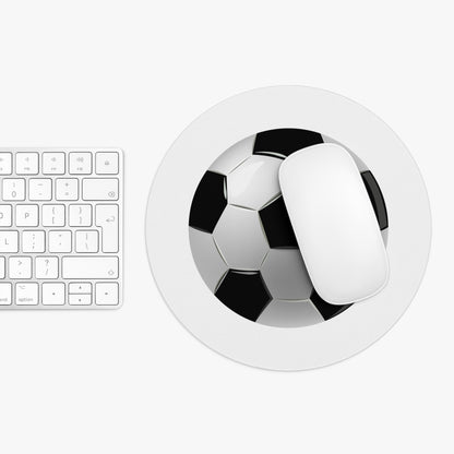 Soccer Ball Mouse Pad - Perfect for Gamers, Sports Fans, Office Decor, Gifts for Him, Graduation & Birthdays
