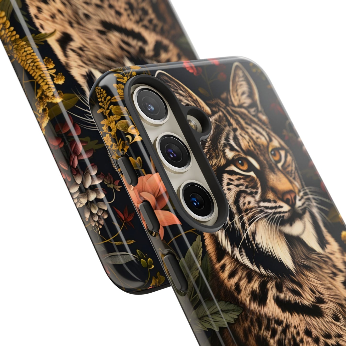Wildlife Phone Case with Lynx Design, Tough Cases, Animal Lovers Gift, Nature Inspired Accessories, Unique Tech Protection