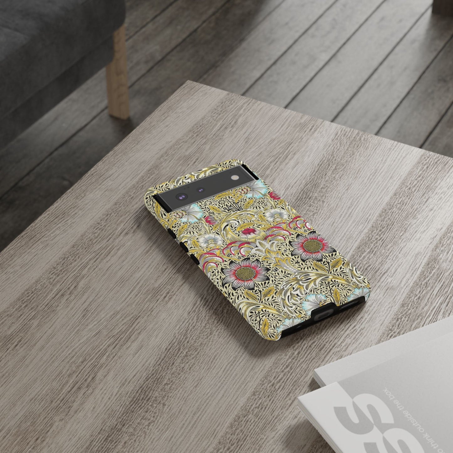 Floral Phone Case - Tough Cases, Floral Design, Stylish, Protective, Unique Gift for Her, Phone Accessories