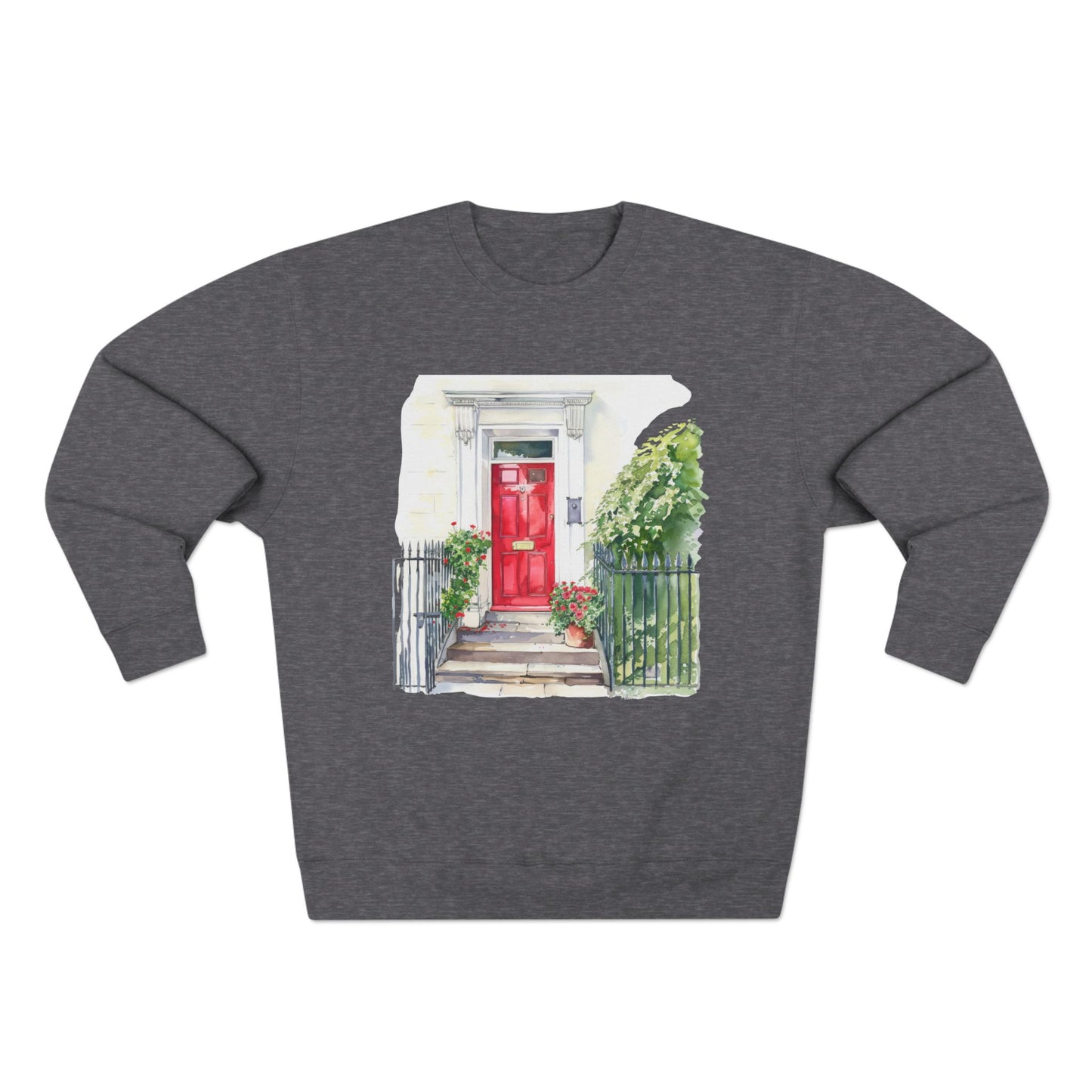 Unisex Crewneck Sweatshirt - Street London Aesthetics Urban Charm and Classic City Vibes