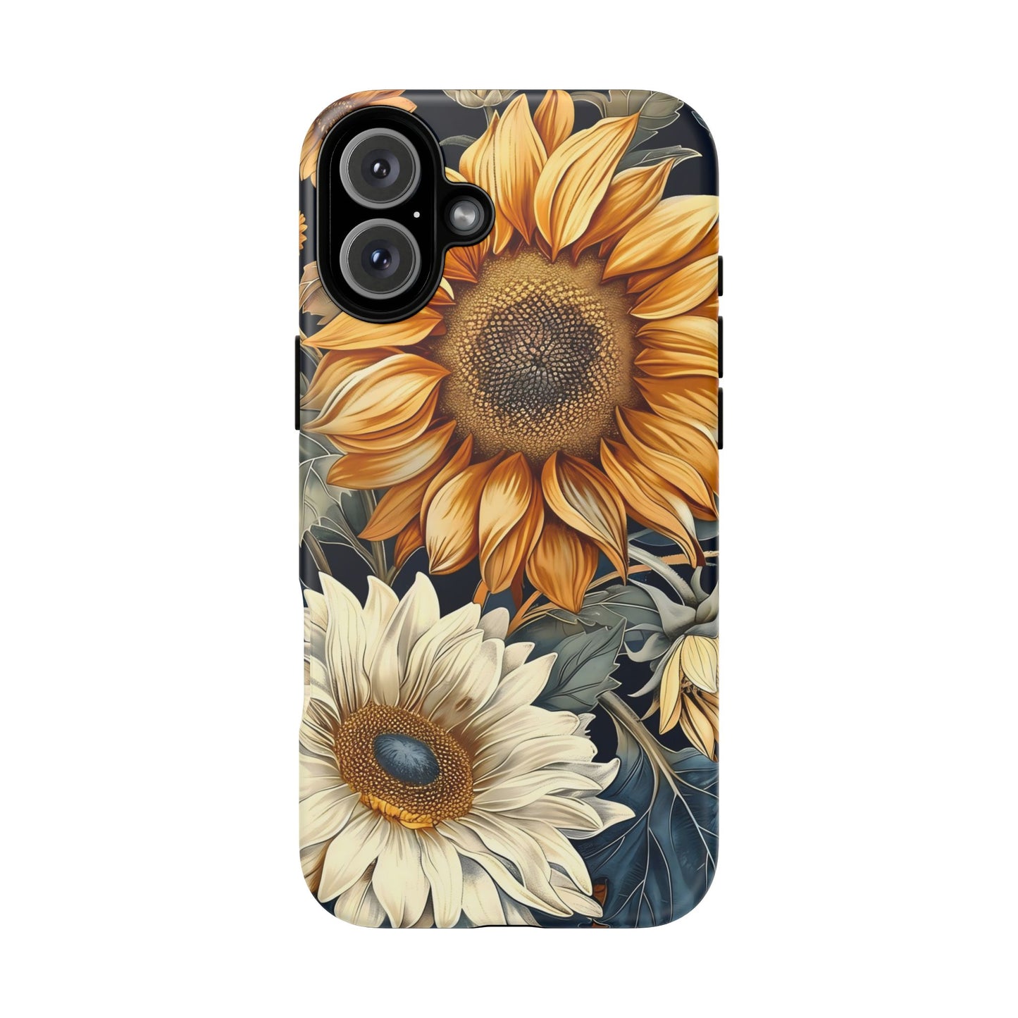 Floral Phone Case for Tough Cases, Sunflower Design, Nature Lover Gift, Birthday Present, Eco-Friendly Accessories, Summer Vibes