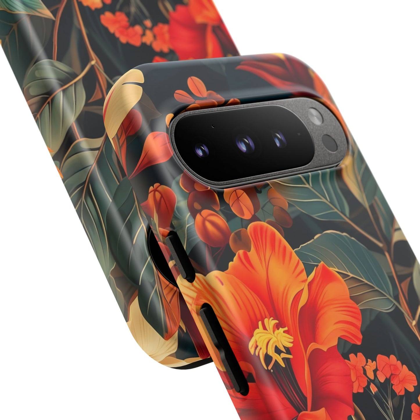 Tough Floral Phone Case | Tropical Vibe, Gift for Nature Lovers, Summer Beach Accessory, Floral Pattern, Trendy Phone Accessories