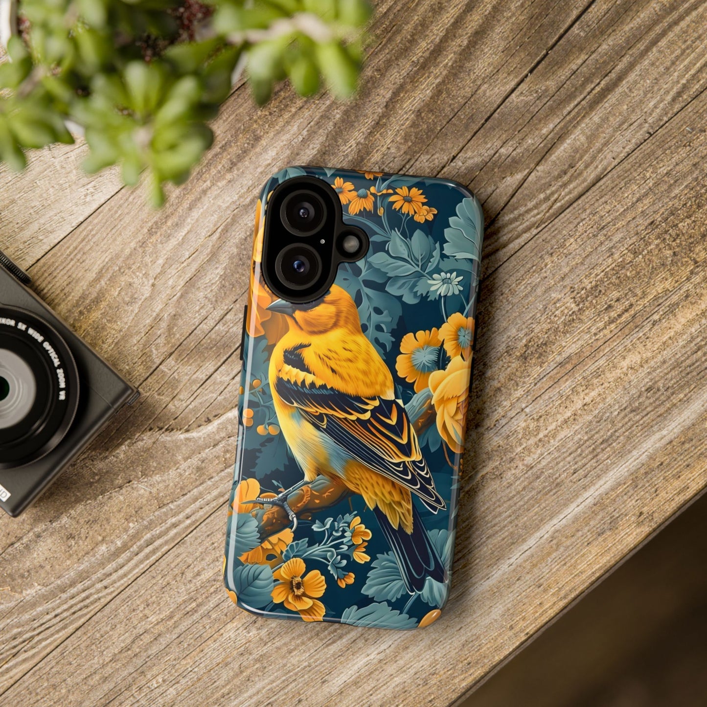 Colorful Bird Phone Case, Floral Tough Phone Cover for Bird Lovers, Eco-Friendly Mobile Shell, Gift for Nature Enthusiasts, Custom [...]