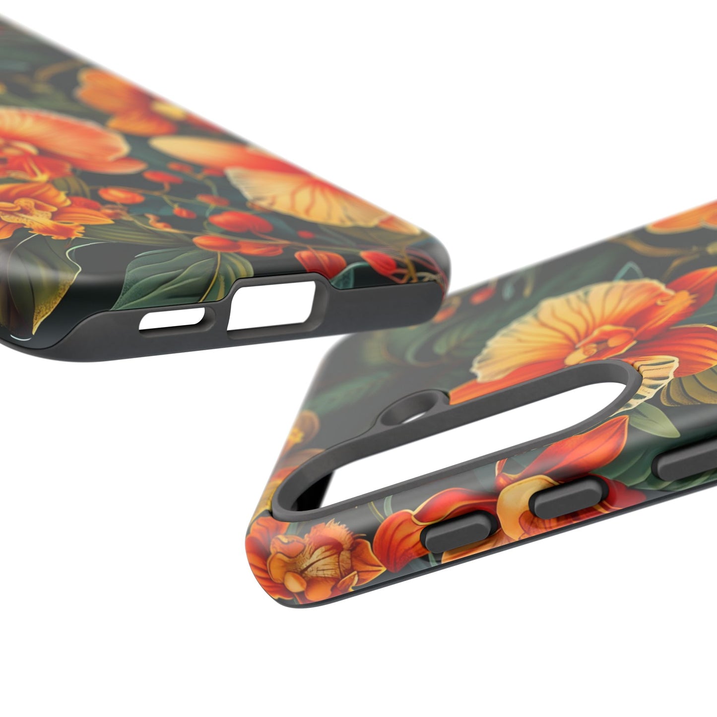 Floral Phone Case - Tough Cases, Protective Cover, Gift for Her, Smartphone Accessory, Floral Design, Nature-Inspired