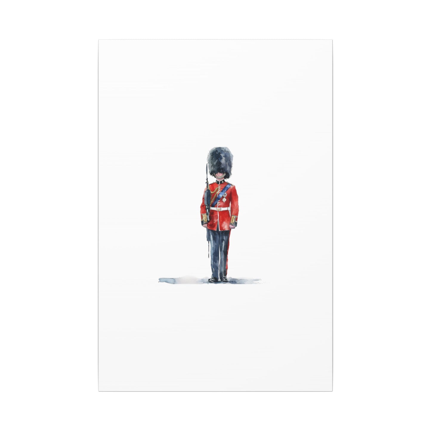 Royal Guard Canvas Art Print, British Soldier Wall Decor, Home Decoration, Gift for History Lovers, Art for Offices, Unique Wall Gallery