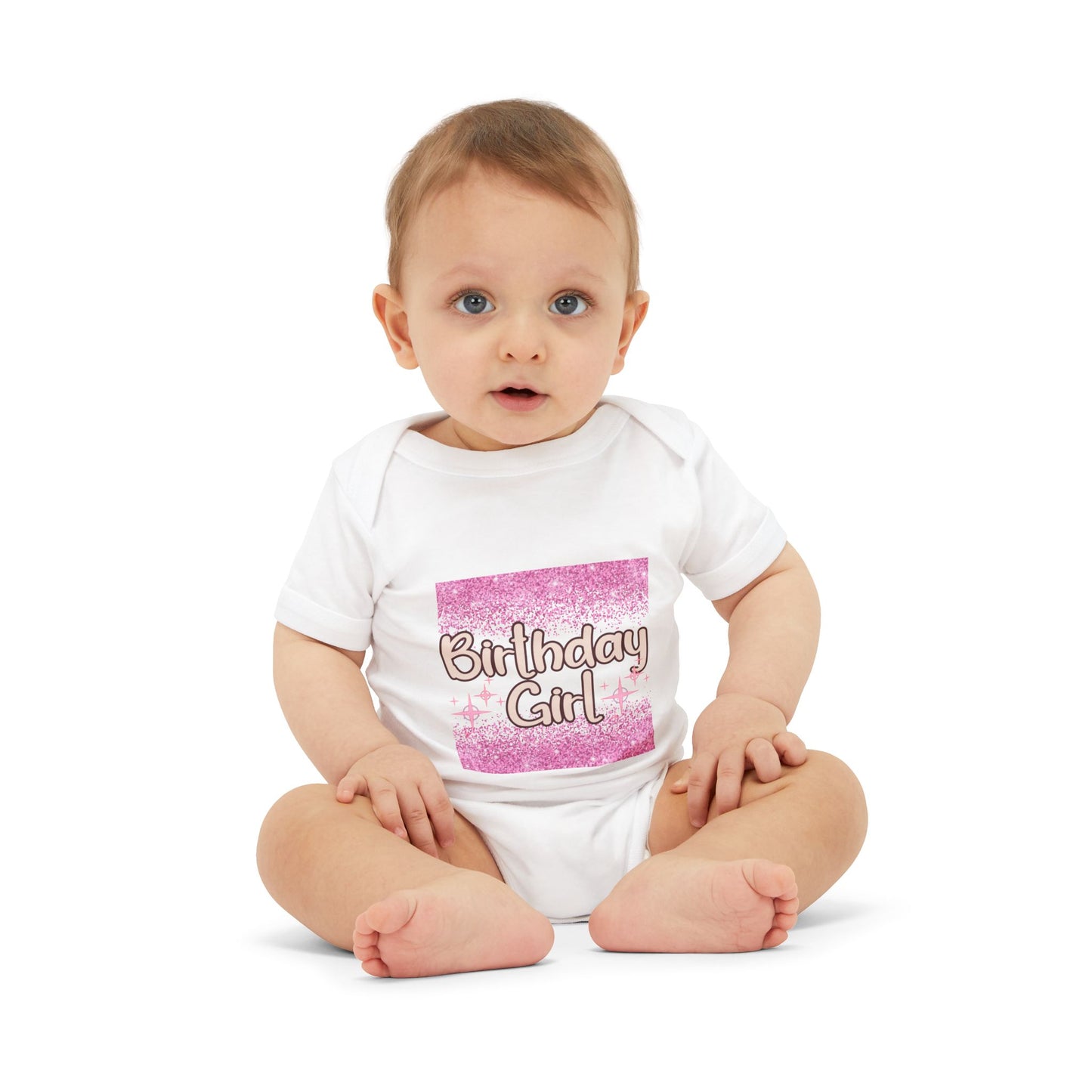 Birthday Girl Infant Jersey One Piece - Adorable & Sparkly Baby Bodysuit for Celebrations