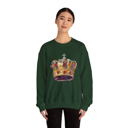 Unisex Heavy Blend™ Crewneck Sweatshirt - British Royal Crown