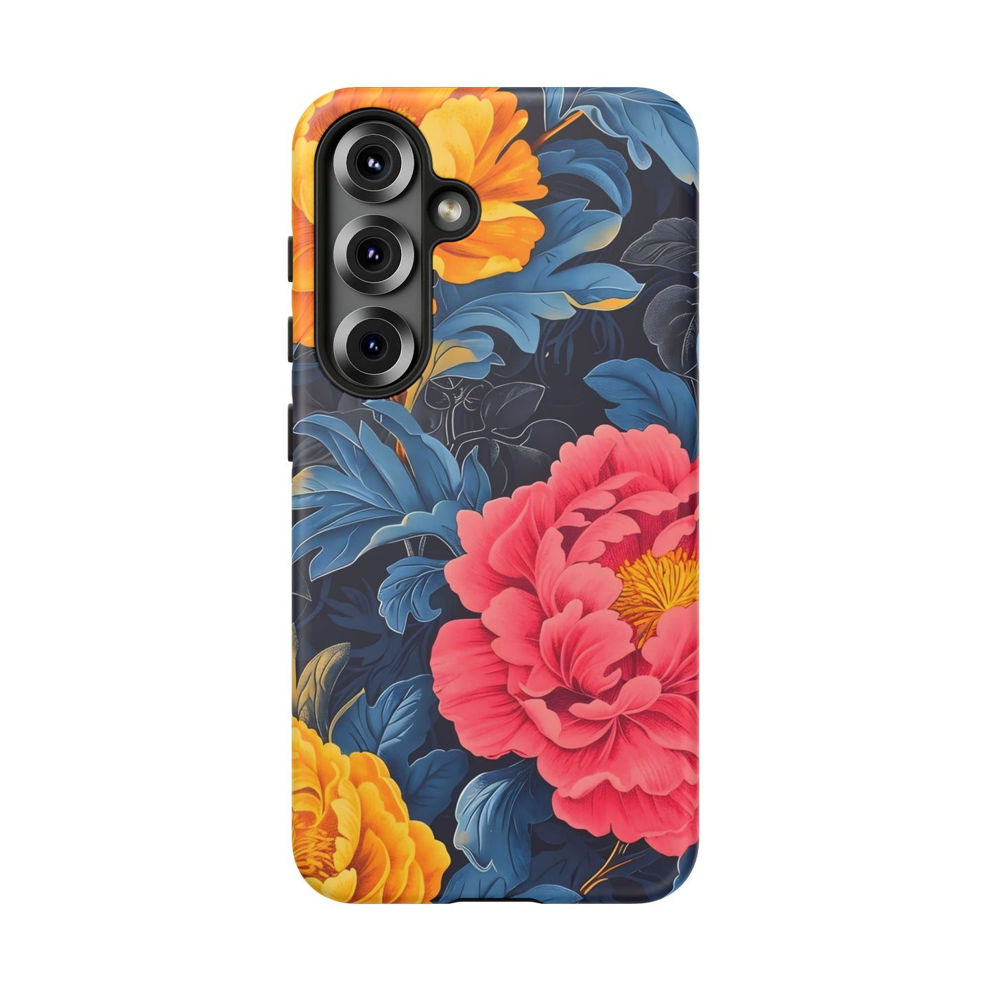 Floral Phone Case, Tough Cases, Stylish Mobile Cover, Gifts for Her, Phone Accessories, Unique Flower Design
