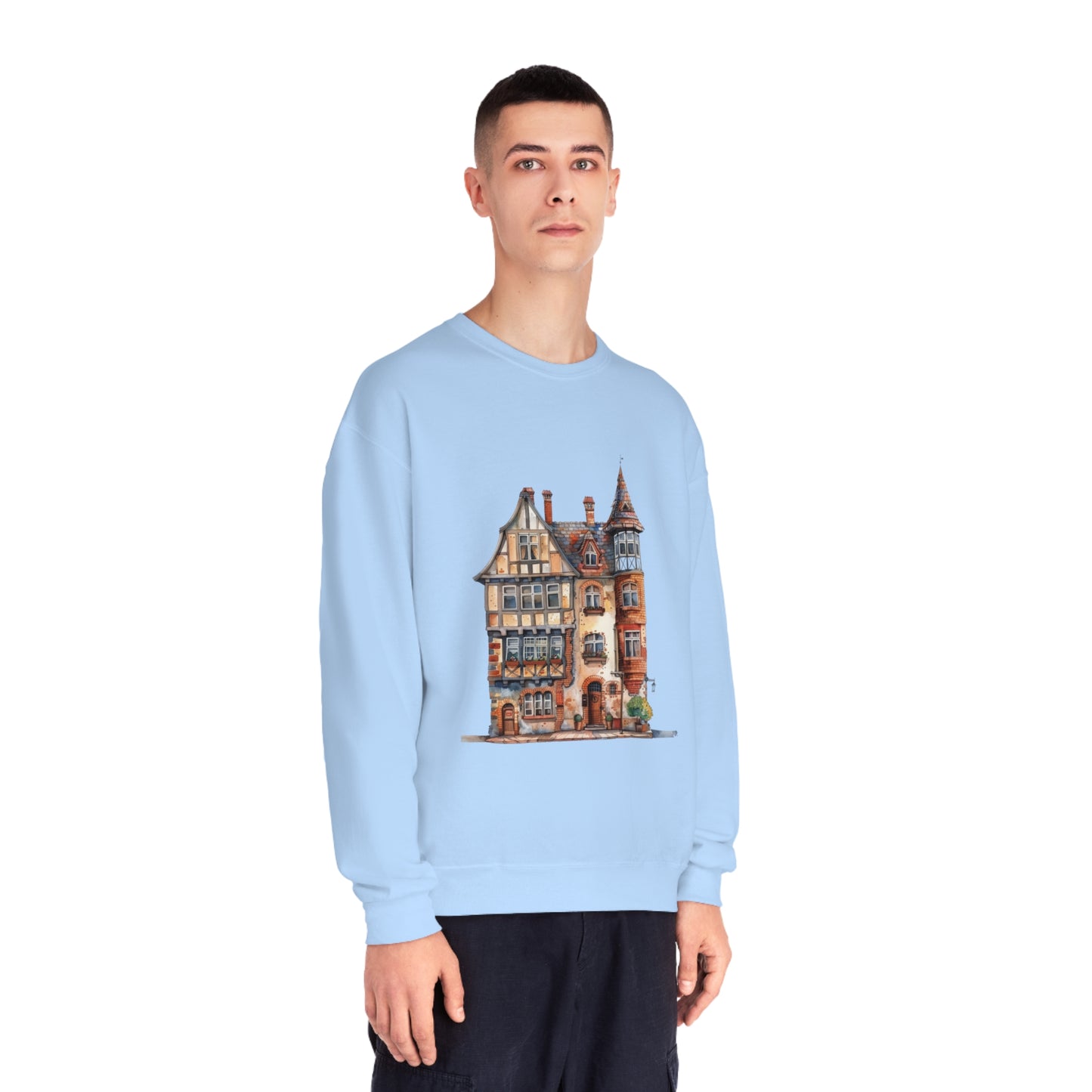Unisex NuBlend® Crewneck Sweatshirt - Charming British House