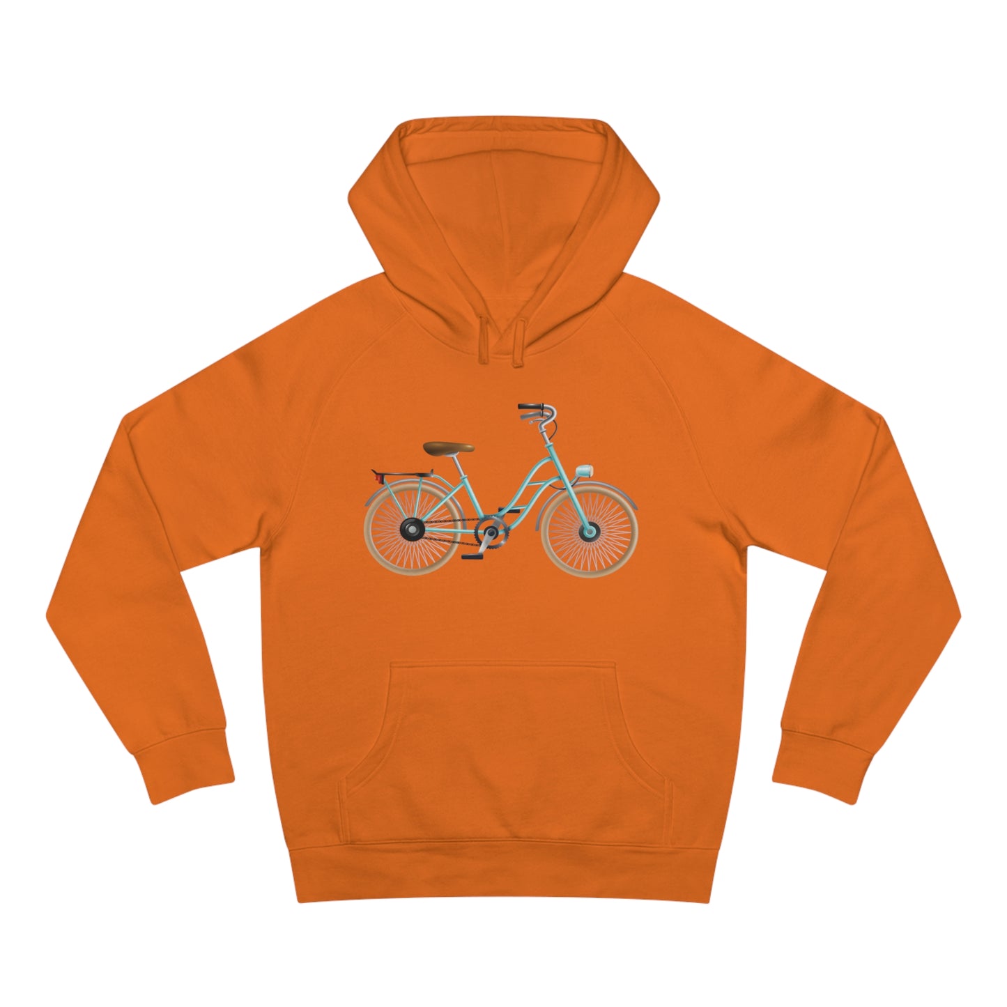 Form-fitting Unisex Hoodie - Classic British Bicycle