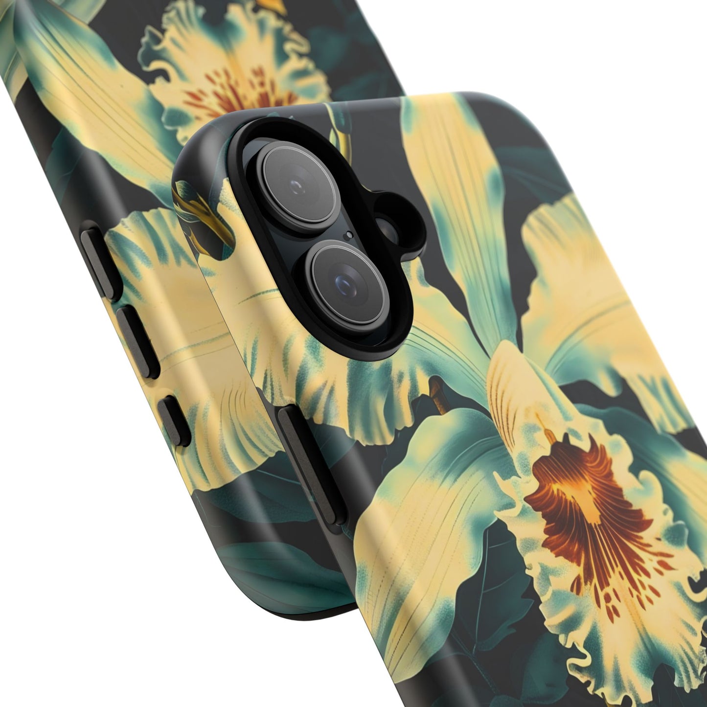 Floral Phone Case - Tough Cases with Orchid Design, Durable Smartphone Cover for Nature Lovers, Floral Gift for Her, Botanical [...]