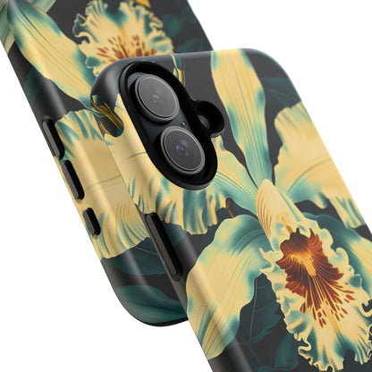 Floral Phone Case - Tough Cases with Orchid Design, Durable Smartphone Cover for Nature Lovers, Floral Gift for Her, Botanical [...]