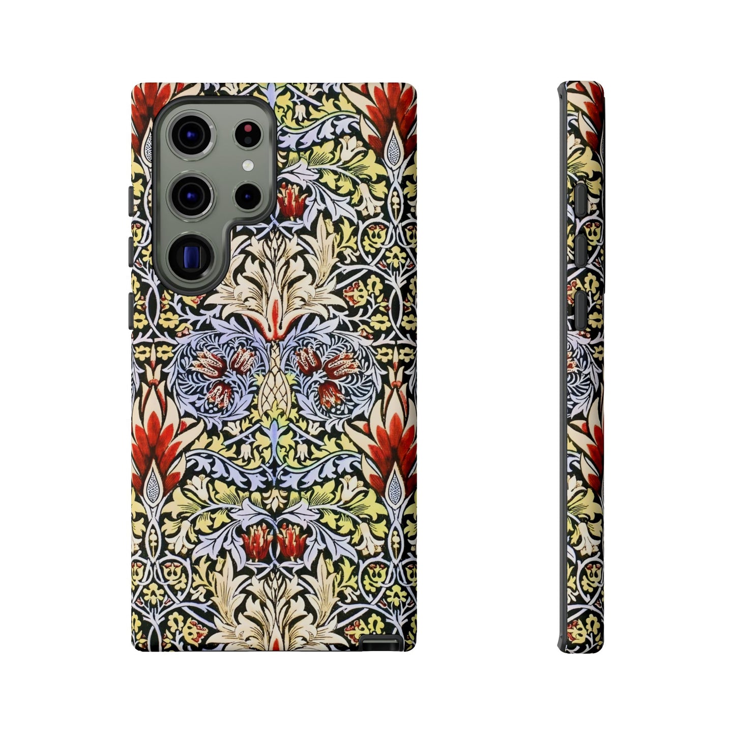 Stylish Phone Case - Floral Design, Tough Cases, Gift for Her, Phone Accessories, Trendy Tech, Unique Cell Phone Cover