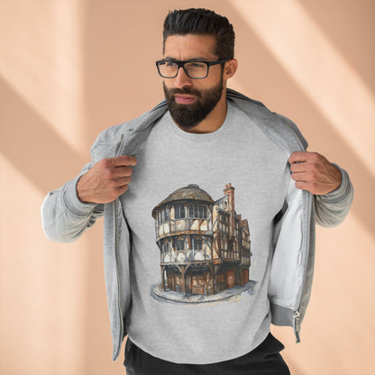 Unisex Crewneck Sweatshirt - London Pub Interior British Tavern