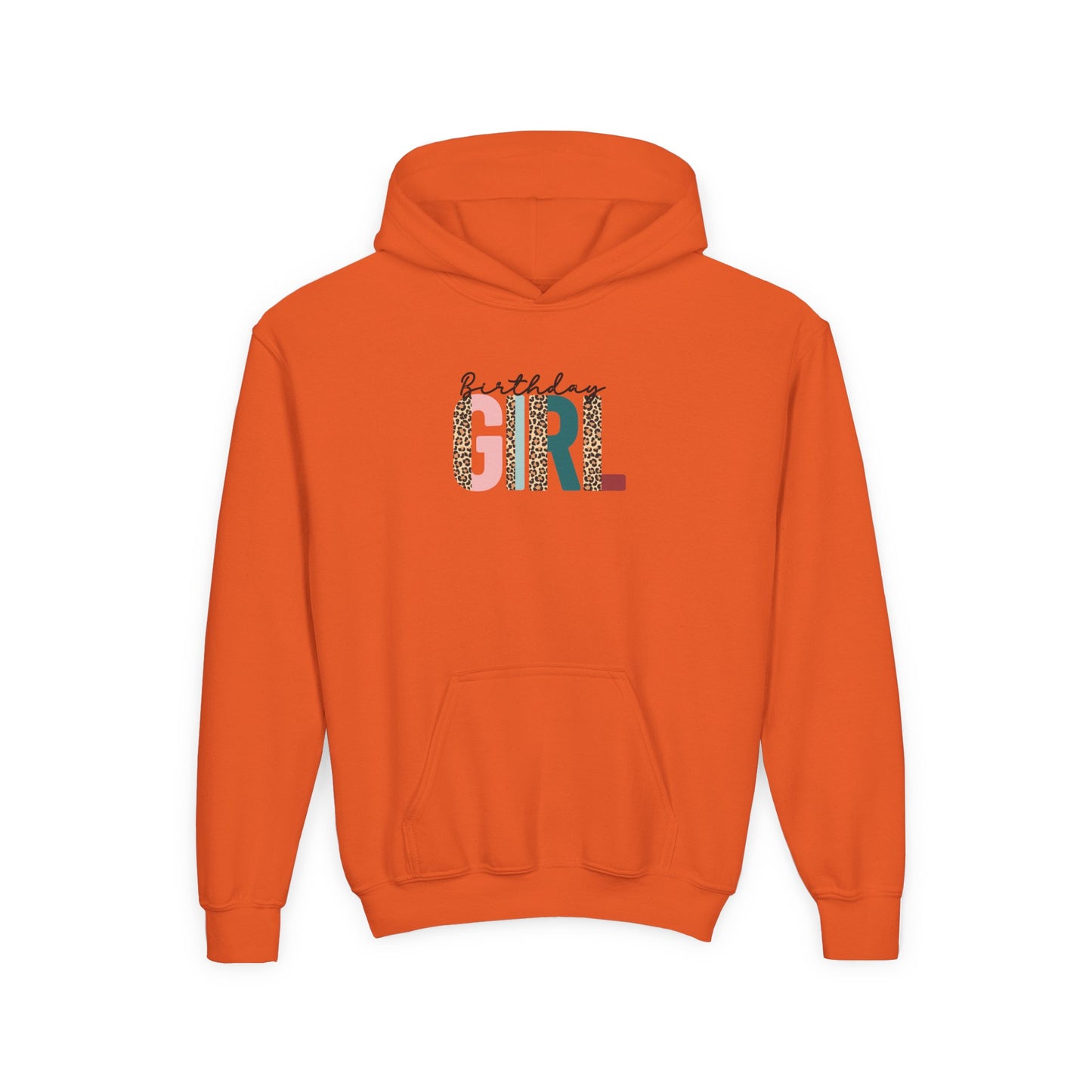 Youth Heavy Blend Hooded Sweatshirt - Fearless GIRL Design