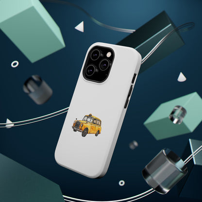 New York Taxi Magnetic Phone Case, Cute Gift for NYC Lovers, Travel Accessories, Unique Phone Cover, Durable Tough Case