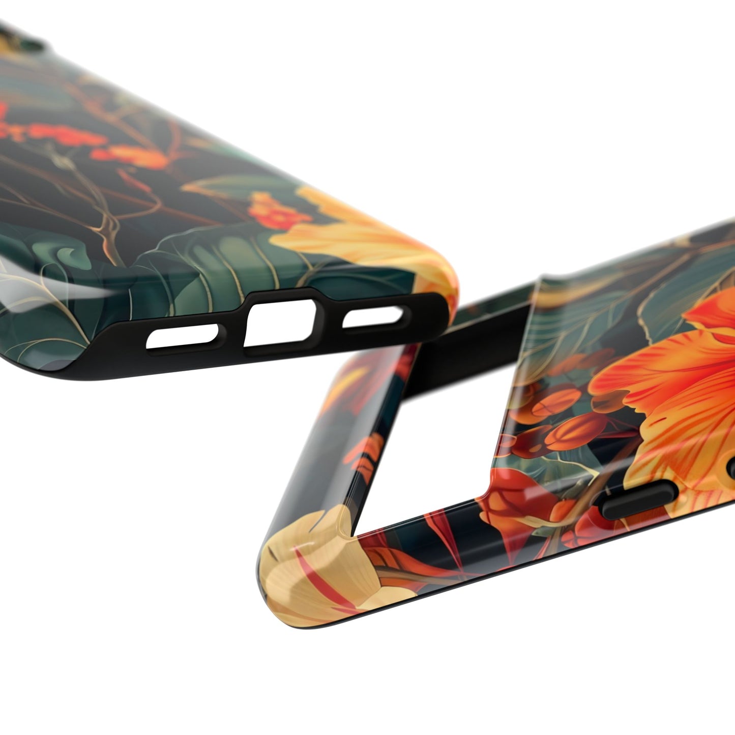 Tough Floral Phone Case | Tropical Vibe, Gift for Nature Lovers, Summer Beach Accessory, Floral Pattern, Trendy Phone Accessories