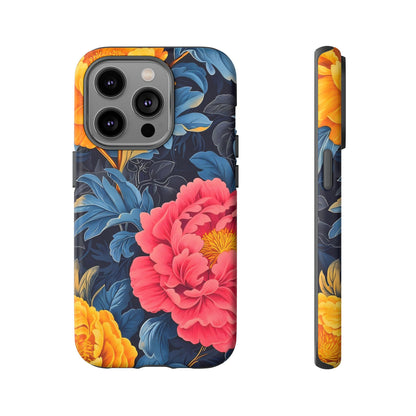 Floral Phone Case, Tough Cases, Stylish Mobile Cover, Gifts for Her, Phone Accessories, Unique Flower Design