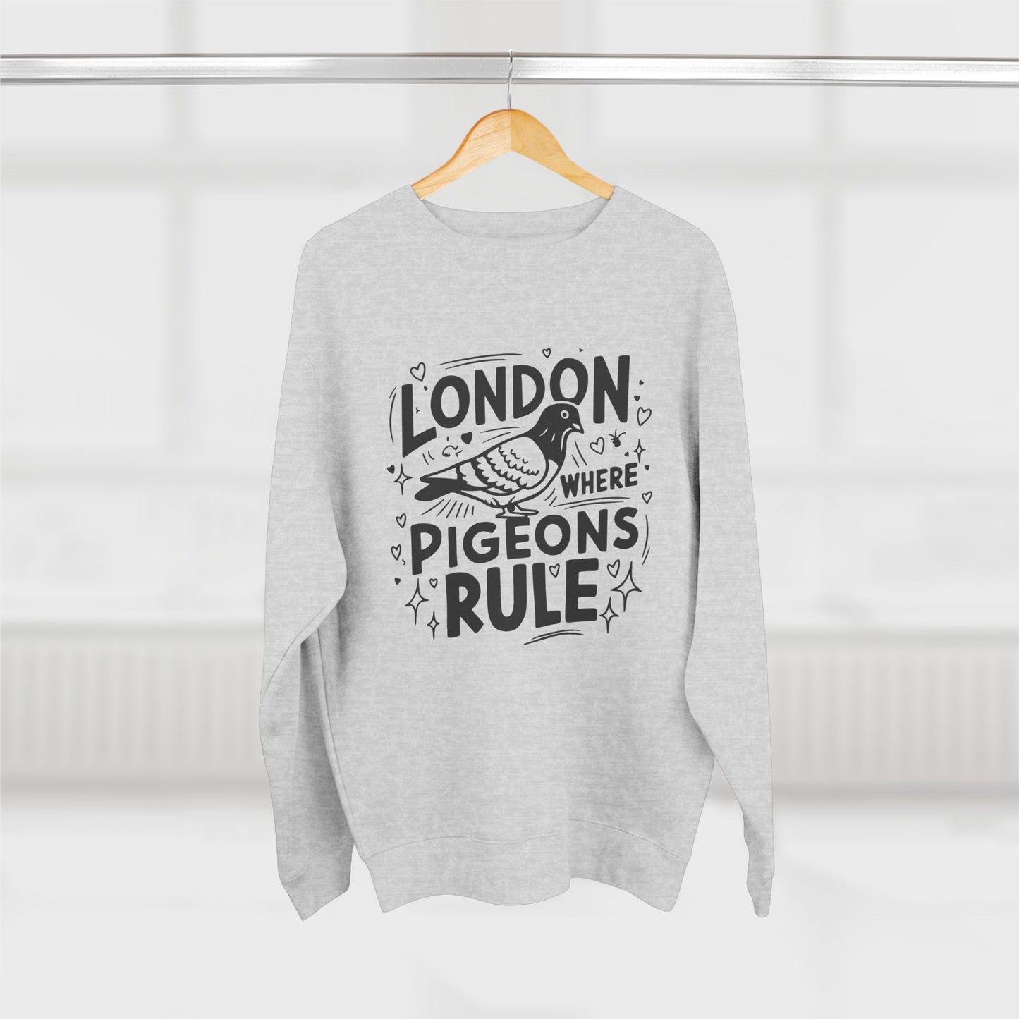 Unisex Crewneck Sweatshirt - Pigeons rule in London