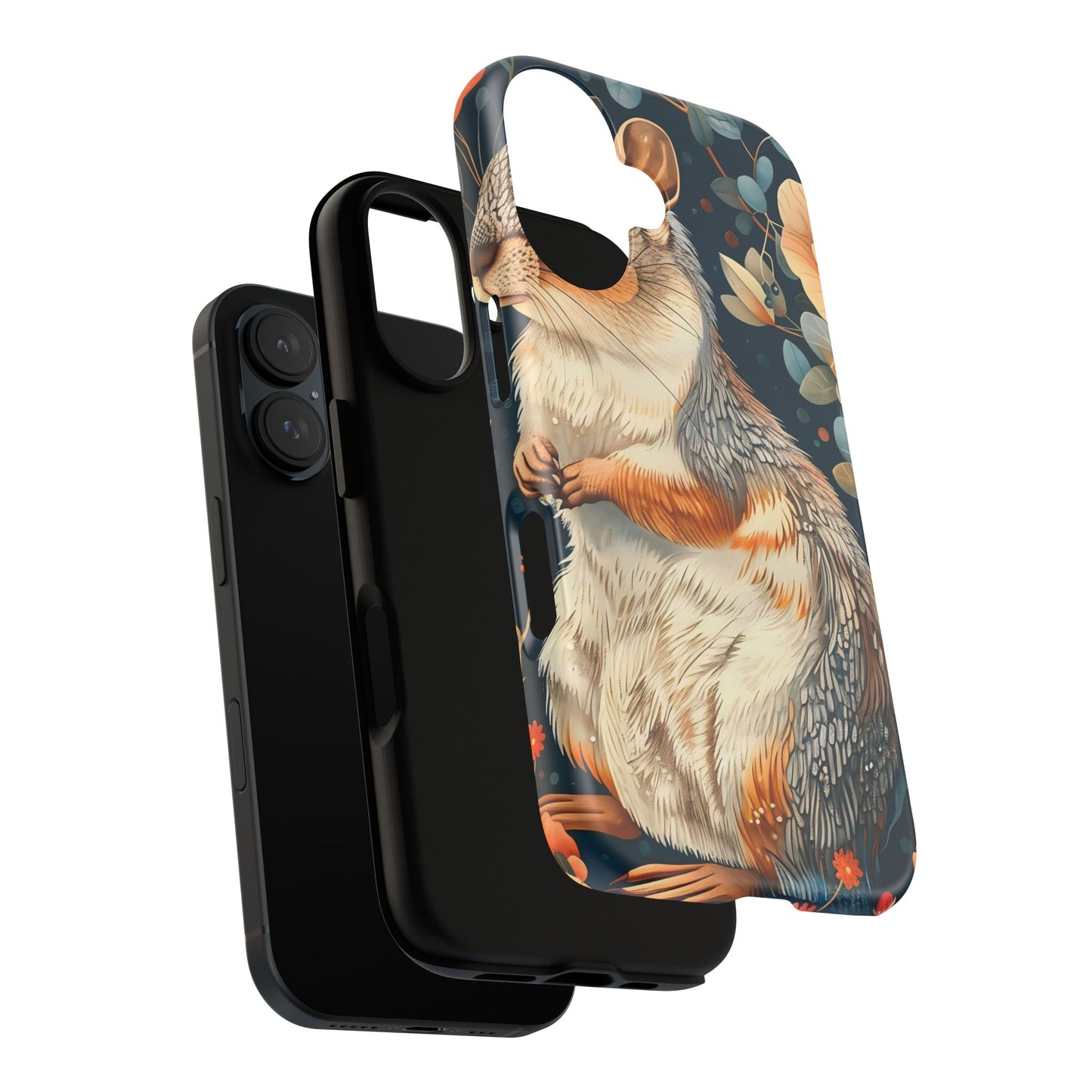Cute Animal Phone Case, Tough Cases with Adorable Design, Perfect for Gifts, Nature Lovers, Holiday Decor, Eco-Friendly