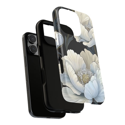 Floral Phone Case, Tough Cases for Women, Stylish Phone Cover, Floral Design Phone Protector, Nature Inspired Tech Accessories