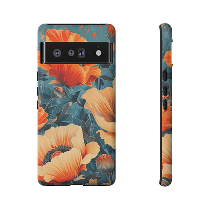 Floral Phone Case, Tough Cases for Protection and Style, Spring Aesthetic, Gift for Her, Phone Accessory for Nature Lovers