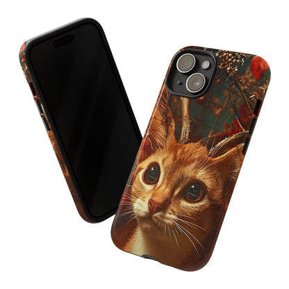 Cat Themed Phone Case, Tough Cases for Cat Lovers, Unique Pet Gifts, Animal Chic Accessories, Personalized Phone Protector