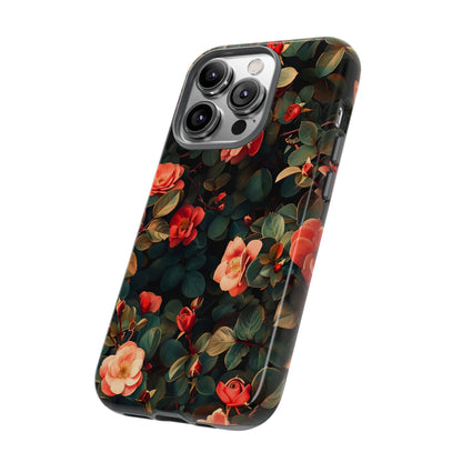Floral Phone Case - Elegant Floral Design, Tough Protective Case, Perfect Gift for Her, Trendy Phone Accessories, Mother’s Day, Birthday