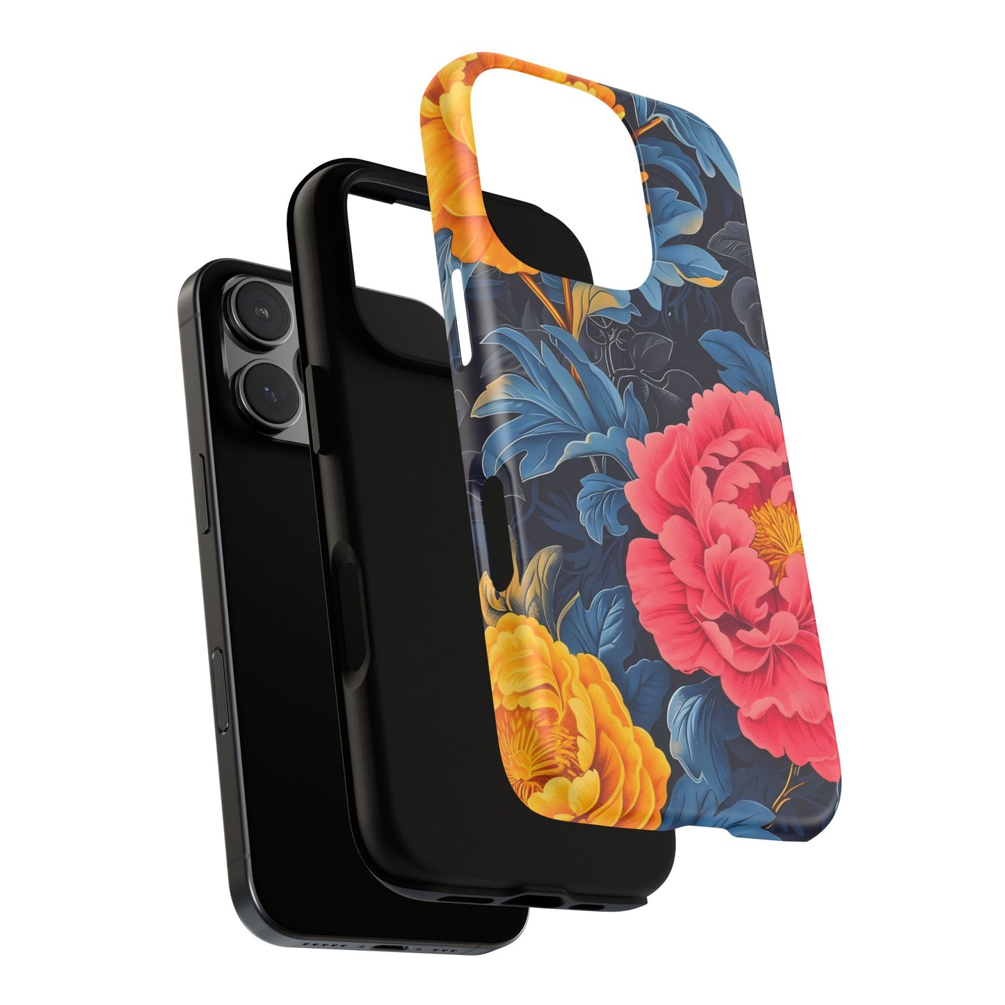 Floral Phone Case, Tough Cases, Stylish Mobile Cover, Gifts for Her, Phone Accessories, Unique Flower Design