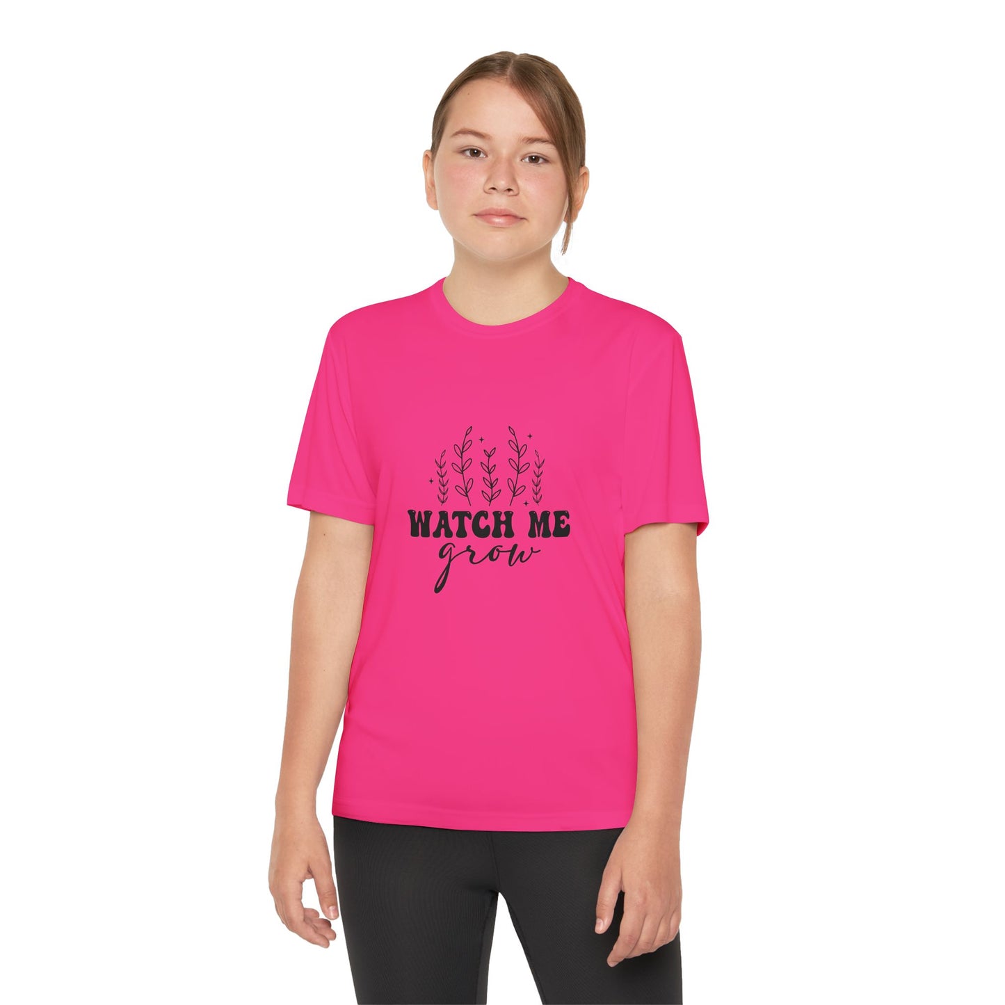 Youth Tee - "Watch Me Grow" Motivational Shirt