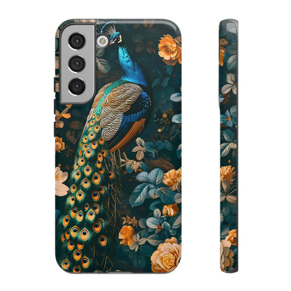 Peacock Phone Case - Elegant Floral Design, Tough Case for Protection, Unique Gift for Nature Lovers, Stylish Accessory, Eco-Friendly