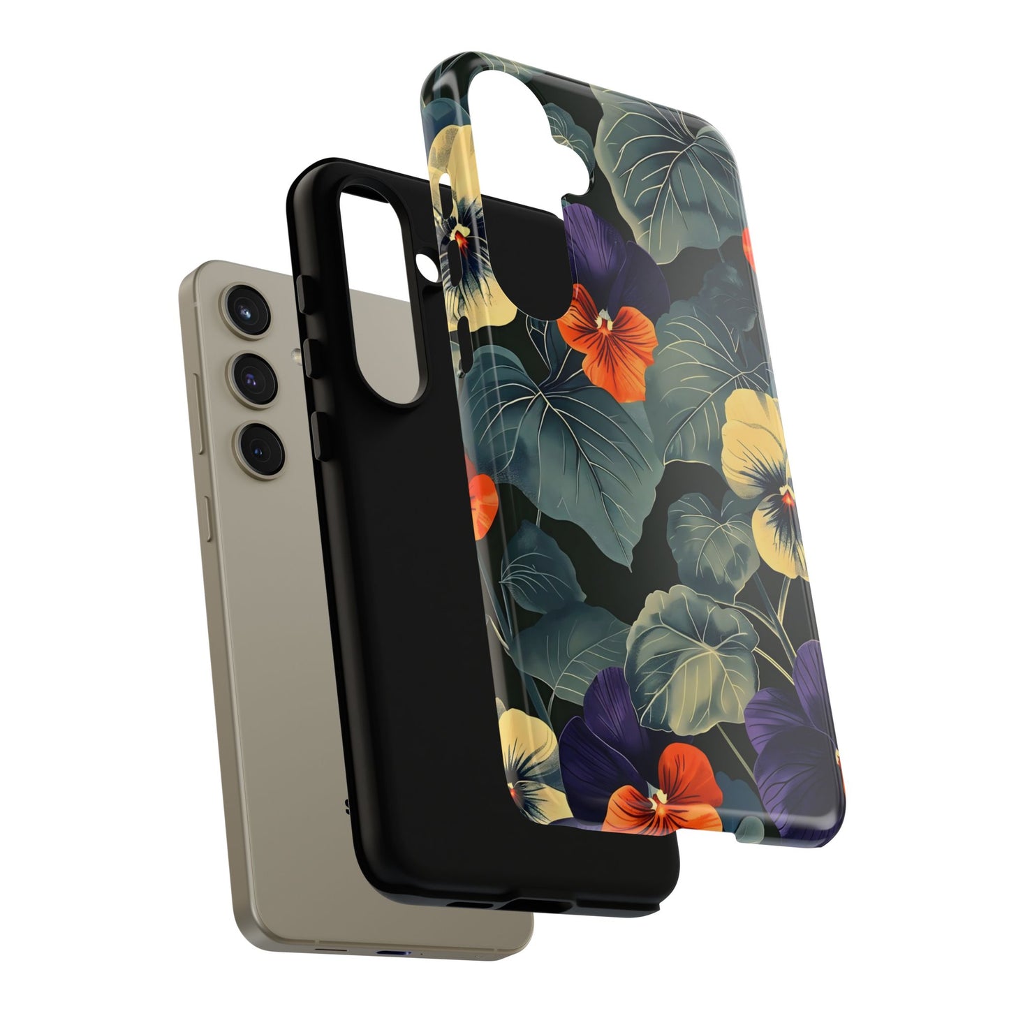 Tough Cases Floral iPhone Case, Tough Phone Cover, Stylish Floral Design, Gift for Her, Summer Vibe, Durable Protective Case