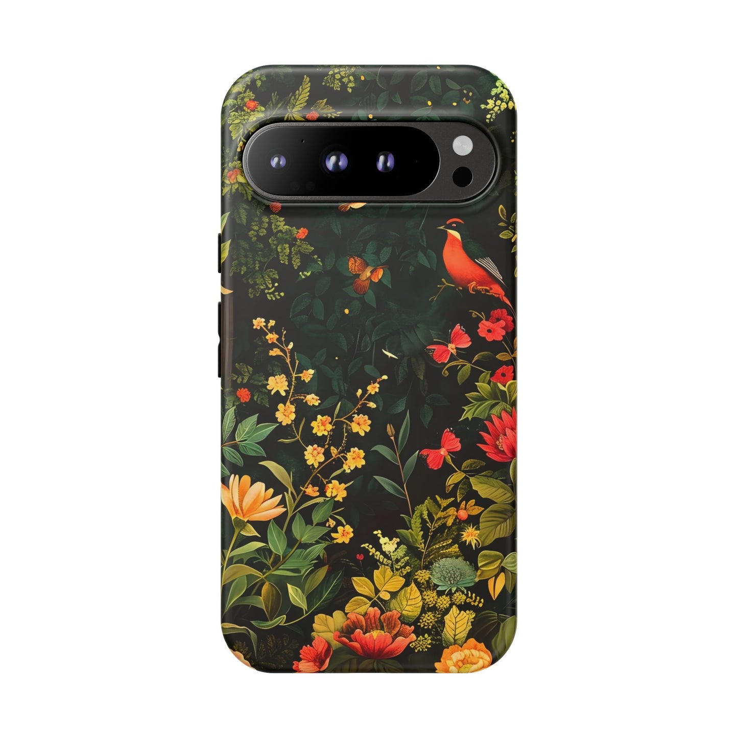 Floral Tough Phone Case, Nature-Inspired Design, Ideal for Garden Lovers, Gift for Birthdays, Christmas, Eco-Friendly Accessory