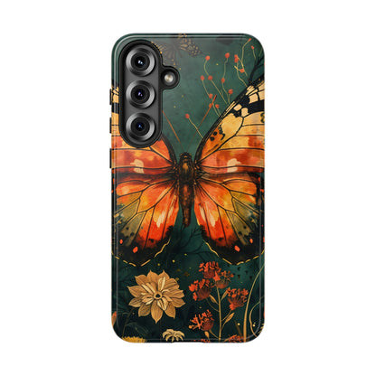 Butterfly Phone Case – Tough Cases for Nature Lovers, Floral Design, Butterfly Art, Unique Gift, Eco-Friendly Protection