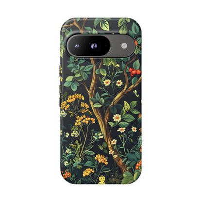 Floral iPhone Case, Nature Inspired Tough Case, Botanical Phone Cover, Eco-Friendly Gift, Unique Floral Design