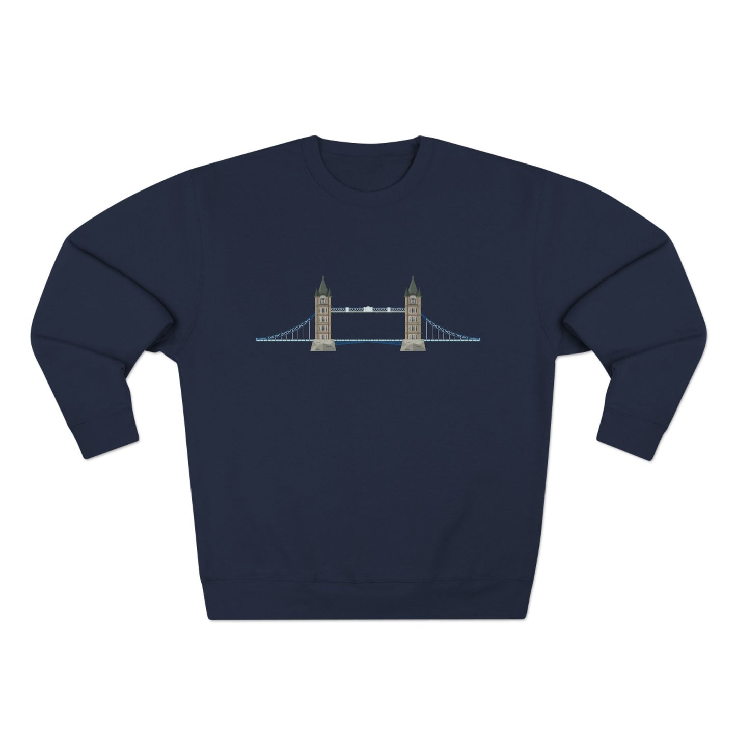 Unisex Crewneck Sweatshirt - Tower Bridge - Iconic London Landmark