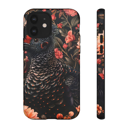 Tough Cases: Floral Design Phone Case, Stylish Protection for Your Phone, Unique Gift for Bird Lovers, Vibrant Floral Art, [...]
